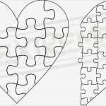 Puzzle Ausdrucken Vorlage Luxus Heart Jigsaw Puzzle Template Collection Dxf Eps Svg Zip File