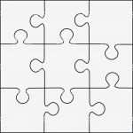 Puzzle Vorlage A4 Elegant Puzzle Stücke Vektor Vorlage 9 Stock Vektor Art Und Mehr