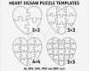 Puzzle Vorlage Word Hübsch Heart Jigsaw Puzzle Templates Ai Eps Svg Pdf Dxf Files Heart