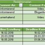 Redaktionsplan Vorlage 2018 Erstaunlich Tipps Zur Content Produktion Und Zur Erstellung Eines