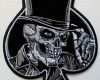 Rocker Tattoos Vorlagen Erstaunlich Biker Chopper Rocker Skelett Zylinder Hat Skull Spade