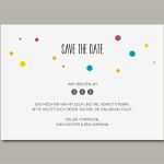 Save the Date Email Vorlage Geburtstag Elegant Save the Date Karte Konfetti