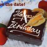 Save the Date Kostenlose Vorlage Angenehm Save the Date Postkarte Zum Geburtstag Motiv