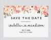 Save the Date Word Vorlage Süß Printable Save the Date Template Card Floral Save the Date