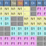 Schichtplan Excel Vorlage 3 Schichten Angenehm Schichtplanung