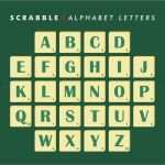 Scrabble Buchstaben Vorlage Fabelhaft Scrabble Alphabet Letters Vector Free Téléchargez De L