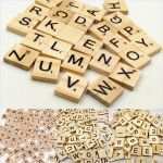 Scrabble Buchstaben Vorlage Genial 100 Holzern Scrabble Buchstaben Basteln Alphabet Scrabbles