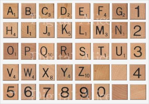 Scrabble Buchstaben Vorlage Süß Vintage Scrabble Buchstaben Instant Download Digitale