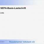 Sepa Basis Lastschrift Vorlage Bewundernswert Änderungen Im Zahlungsverkehr Durch Sepa … Per Ppt