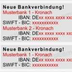 Sepa Lastschriftmandat änderung Der Bankverbindung Vorlage Bewundernswert Bankverbindungsstempel Schnell Stempel