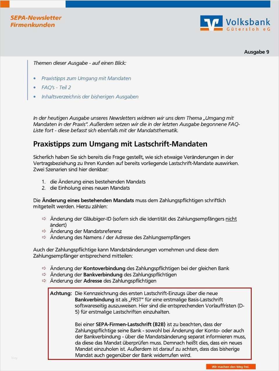 Praxistipps zum Umgang mit Lastschrift Mandaten PDF