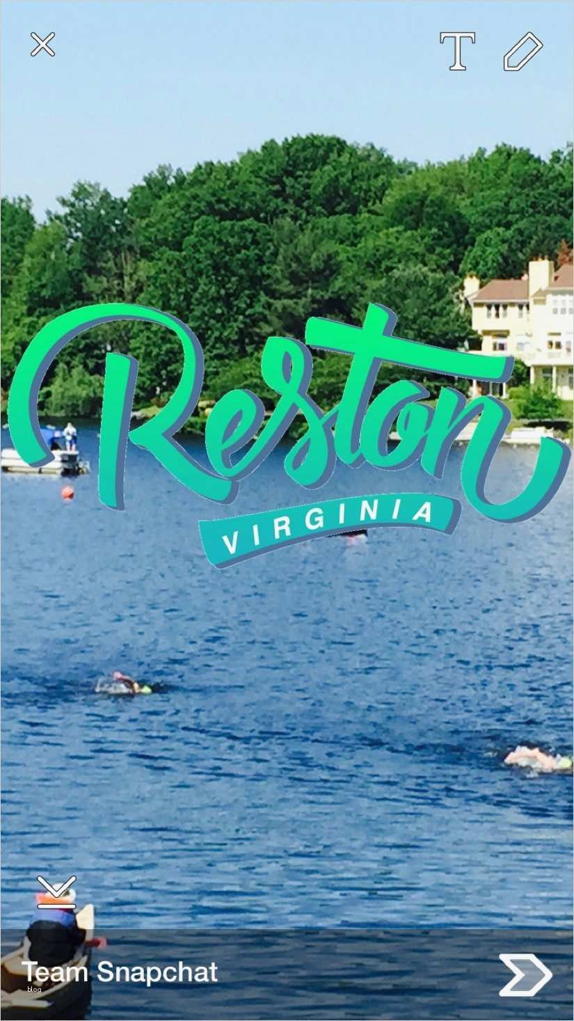 Reston Now Has Its Own Snapchat Geofilter