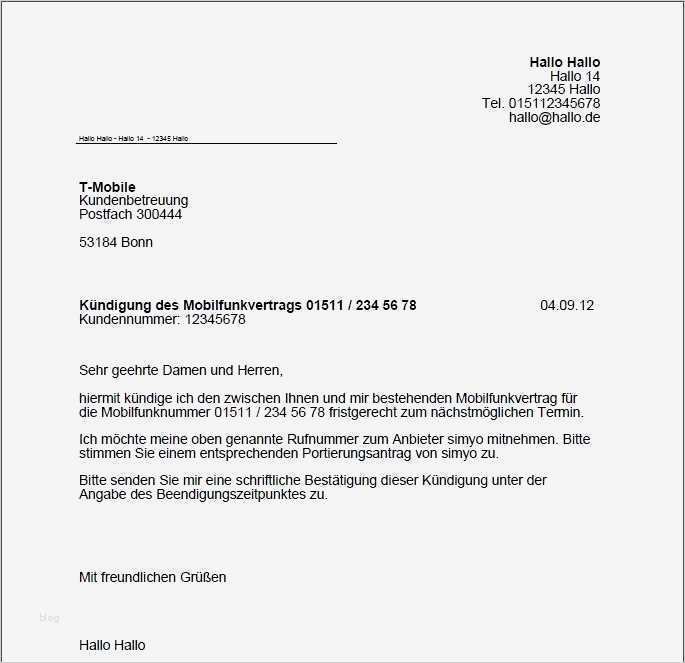 Sonderkündigung Telekom Vorlage Schön Telekom Kündigung Umzug Vorlage