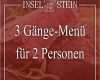 Speisekarte 3 Gänge Menü Vorlage Cool 3 Gänge Menü Für 2 Personen Insel Vom Stein