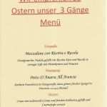 Speisekarte 3 Gänge Menü Vorlage Schön Zu Ostern Empfehlen Wir Unser 3 Gänge Menü Trattoria