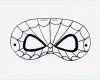 Spiderman Maske Basteln Vorlage Beste Free Printable Spiderman Mask Template