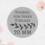 Stempel Pdf Vorlage Einzigartig Holzstempel Von Eigener Vorlage Ø 70mm