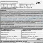 Steuererklärung Vorlage 2017 Schön Vereinfachter Antrag Auf Lohnsteuer Ermäßigung 2017 Pdf