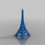 Stl Vorlagen Free Bewundernswert Eiffel tower by B9creations Thingiverse