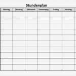 Stunden Vorlage Excel Best Of 11 Stundenplan Vorlage