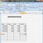 Stundenabrechnung Excel Vorlage Bewundernswert Excel Stundenabrechnung – Tracking Support