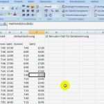 Stundenabrechnung Excel Vorlage Elegant formeln Für Berechnungen Von Zeittakten Mit Excel
