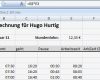 Stundenabrechnung Excel Vorlage Luxus Stundenabrechnung 2