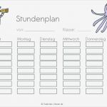 Stundenplan Vorlage Zum Ausfüllen Am Pc Hübsch Stundenplan Vorlagen