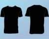 T Shirt Design Vorlage Erstaunlich Black T Shirt Template Front and Back Clipart Best