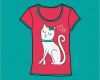 T Shirt Design Vorlagen Kostenlos Neu Süße Katze T Shirt Design