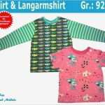 T Shirt Vorlagen Kostenlos Erstaunlich Kinder T Shirt &amp; Kinderpullover Schnittmuster Und