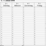 Tabelle Arbeitszeiten Vorlage Neu Wochenkalender 2018 Als Pdf Vorlagen Zum Ausdrucken