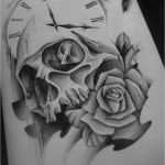 Tattoo Sanduhr Vorlage Elegant Caveira Sketch Pinterest