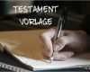 Testament Vorlage Kostenlos Downloaden Hübsch Testament Vorlage Download