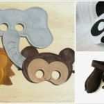 Tiermasken Für Kinder Vorlagen Gut Tiermasken Basteln Faschingsmasken Aus Papier Und Filz
