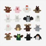 Tiermasken Für Kinder Vorlagen Hübsch Fingerpuppen Basteln