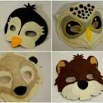 Tiermasken Für Kinder Vorlagen Süß Tiermasken Basteln Faschingsmasken Aus Papier Und Filz