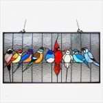 Tiffany Vorlagen Vögel Bewundernswert Tiffany Featuring Birds Cage Window Panel