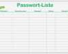 To Do Liste Excel Vorlage Einzigartig Vorlage Passwort Liste Kennwort Liste