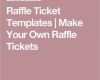 Tombola Lose Vorlagen Wunderbar Die Besten 25 Free Raffle Ticket Template Ideen Auf