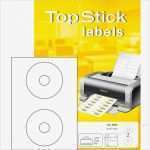 Top Stick Etiketten Vorlage Word Bewundernswert Cd Etiketten Ø 117mm Weiß 160 Stück 80 Blatt Böttcher Ag