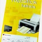 Top Stick Etiketten Vorlage Word Fabelhaft top Stick Universal Inkjet Laser Kopier Etiketten 8720