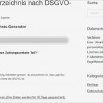 Verfahrensverzeichnis Für Jedermann Vorlage Erstaunlich so Benutzen Sie Dsgvo software Dsgvo Vorlagen