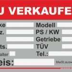 Verkaufsschild Pkw Vorlage Angenehm 40x60cm Aufkleber Schild Auto Zu Verkaufen Pkw Kfz Ps Kw