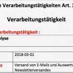 Verzeichnis Von Verarbeitungstätigkeiten Vorlage Beste Dsgvo Verzeichnis Der Verarbeitungstätigkeiten Und Wie