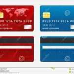 Visa Card Kündigen Vorlage Beste Vector Credit Card Template Royalty Free Stock