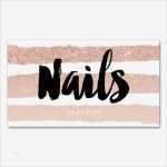 Visitenkarten Nagelstudio Vorlagen Fabelhaft Nails Artist Modern Typography Rose Gold Stripes Business Card