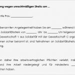 Vorlage Abmahnung Arbeitsverweigerung Bewundernswert Muster Abmahnung Gewerkschaftliche Werbung Zum Download