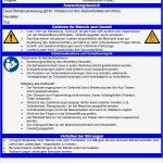 Vorlage Betriebsanweisung Gefahrstoffe Bewundernswert Nett Betriebsanweisungen Vorlage Zeitgenössisch Entry