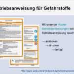 Vorlage Betriebsanweisung Gefahrstoffe Großartig Großartig Betriebsanweisungen Vorlage Zeitgenössisch